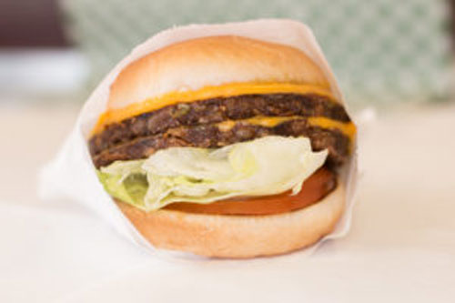 Vege-way Menu Double Vegan Burger