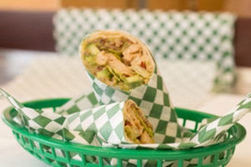 Vege-way Menu Vegan Chicken Wrap