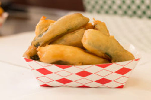 Vege-way menu Vegan Fried Zucchini